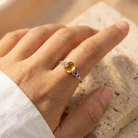 Adjustable Ring "Joy & Abundance" in Citrine 2