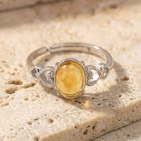 Adjustable Ring "Joy & Abundance" in Citrine 4
