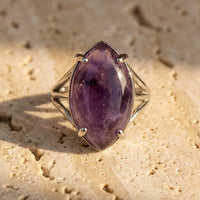 Adjustable Ring "Vision" in Natural Stone 1