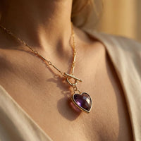 "Heart Serenity" Pendant in Natural Stones 4