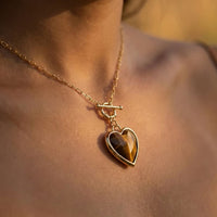 "Heart Serenity" Pendant in Natural Stones 8