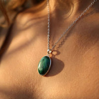 "Inner Renaissance" Pendant in Malachite 2