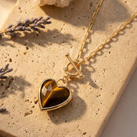 "Heart Serenity" Pendant in Natural Stones 7