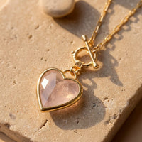 "Heart Serenity" Pendant in Natural Stones 1