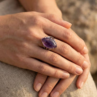 Adjustable Ring "Vision" in Natural Stone 2