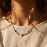 "Path of the Heart" Necklace – 7 Chakras 2