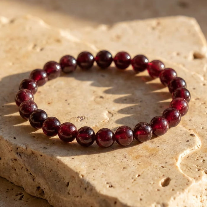 Armband "Lebenskraft" aus Almandin-Granat