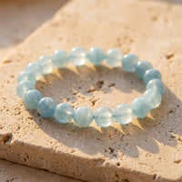 "Bonheur" Bracelet in Aquamarine 1