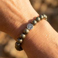 Prosperity Shield Bracelet in Pyrite 4
