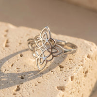 Adjustable Ring "Symbol of Protection" - Witch's Knot 3