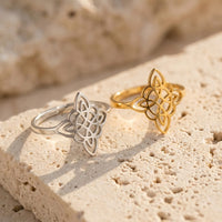 Adjustable Ring "Symbol of Protection" - Witch's Knot 5