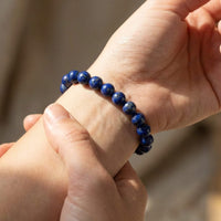"Expression" Bracelet in Lapis Lazuli 2