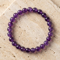"Calming Symbol" Bracelet in Amethyst 5