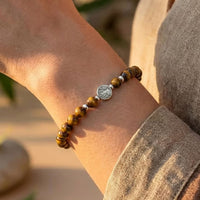 "Feline Reflections" Bracelet in Tiger's Eye 2