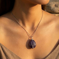 Natural Stone Tree of Life Pendant 2
