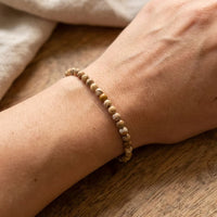 Fine Stone Bead Bracelet 4mm 12