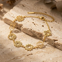 "Alignment" Bracelet – Symbols of the 7 Chakras 3