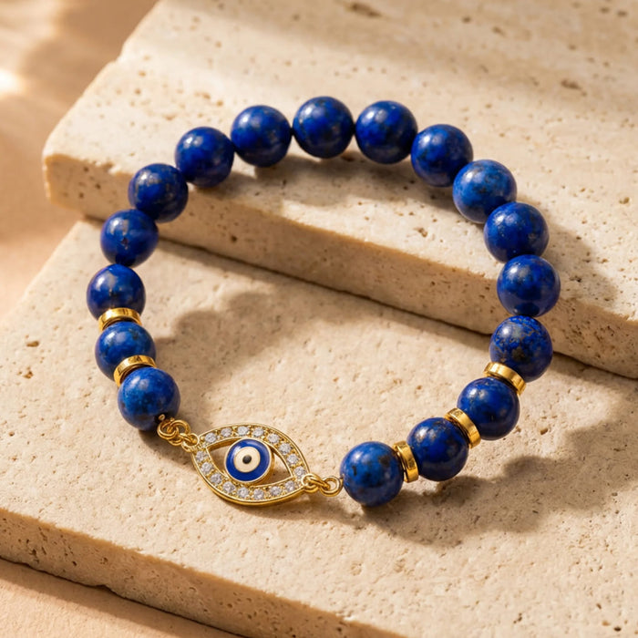 "Eye of Truth" Bracelet in Lapis Lazuli