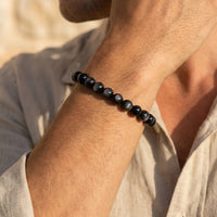 "Guardian Eye" Bracelet in Celestial Eye Obsidian 4