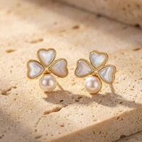 "Sweet Luck" Mother-of-Pearl Earrings 1