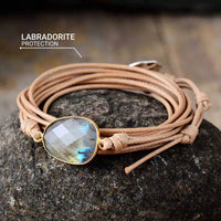 "Shield of Light" Bracelet in Labradorite 5