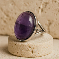 "Shanti" Amethyst Ring 1