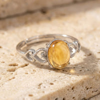Adjustable Ring "Joy & Abundance" in Citrine 1
