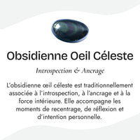 "Guardian Eye" Bracelet in Celestial Eye Obsidian 6
