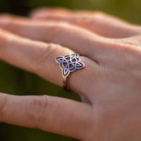 Adjustable Ring "Symbol of Protection" - Witch's Knot 4