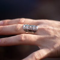 Adjustable Ring "Mandala Flower" 6