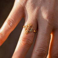 Adjustable Ring "Symbol of Protection" - Witch's Knot 2