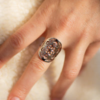 Adjustable Ring "Mandala Flower" 4