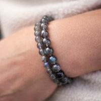 "Shield of Protection" Bracelet in Labradorite 2