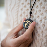 Orgonite Pendant Eye of Horus in Stone Chips 2