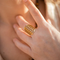 Adjustable "Flower of Life" Ring 2