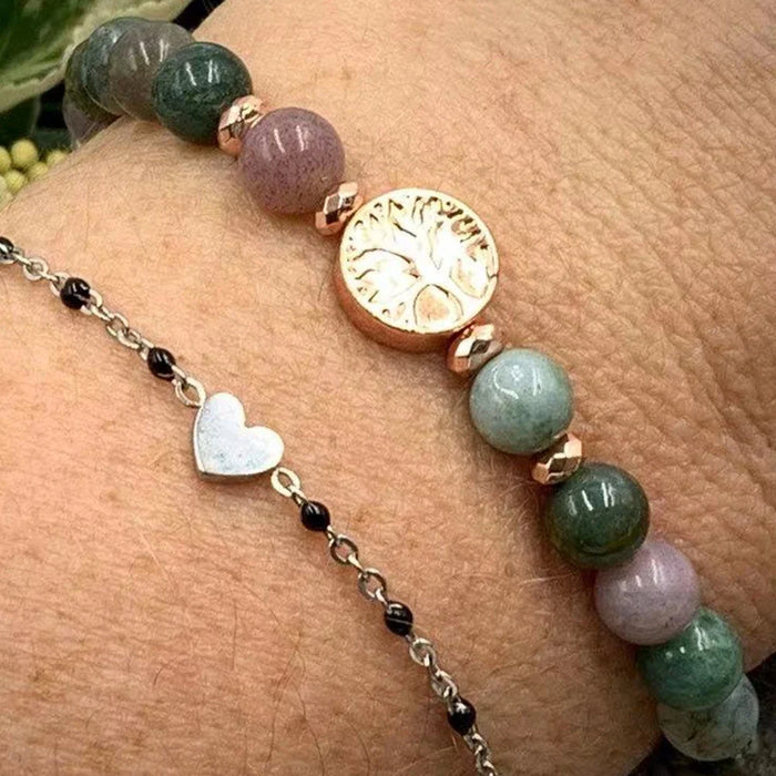 "Innere Balance" Armband aus indischem Achat
