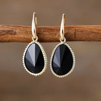 "Symbol of Strength" Onyx Earrings 3