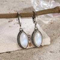 "Moonlight" Earrings in Moonstone 5