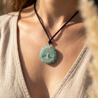 Orgonite Pendant "Anahata" in Turquoise 2