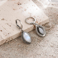 "Moonlight" Earrings in Moonstone 7