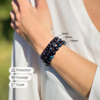 "Guardian Angel" Bracelet in Hawk Eye 4