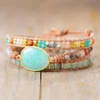 Bracelet Wrap "Softness of Amazonite" 4