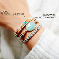 Bracelet Wrap "Sweetness of Amazonite" 5