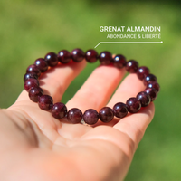 "Force of Life" Bracelet in Almandine Garnet 3