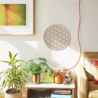 Flower of Life "Symbol of Harmony" in Natural Wood 4