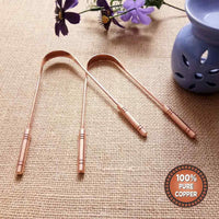 Pure Copper Ayurvedic Tongue Scraper 2