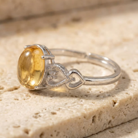 Adjustable Ring "Joy & Abundance" in Citrine 3
