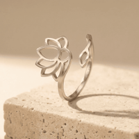 Adjustable Divine Lotus Ring 3