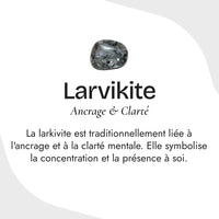 "Inner Strength" Bracelet in Larvikite 6