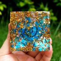 Orgonite "Refuge" in Amethyst & Blue Quartz 4